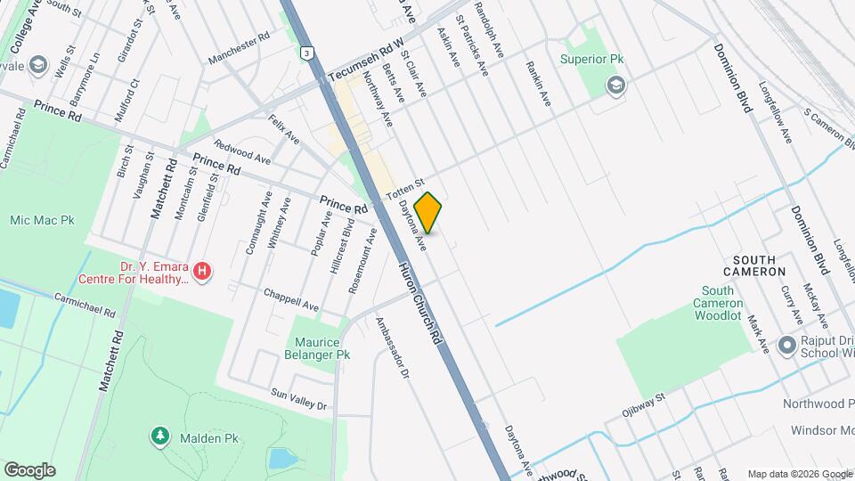 1766 Daytona Ave Map and Location Details
