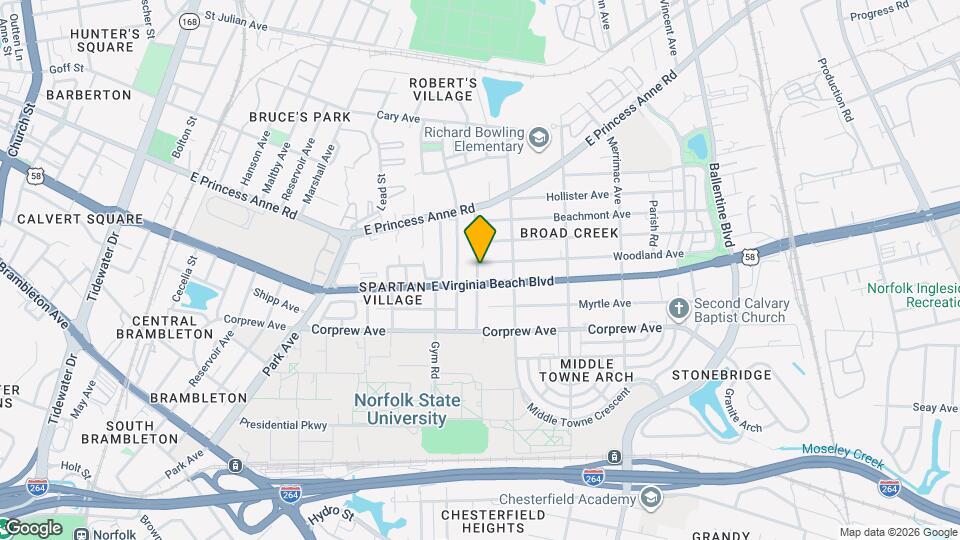 1012 Oaklawn Ave Map and Location Details