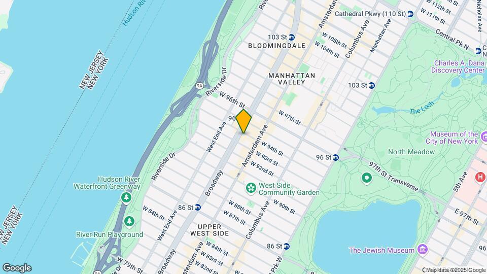 210 West 94th Street Map and Location Details