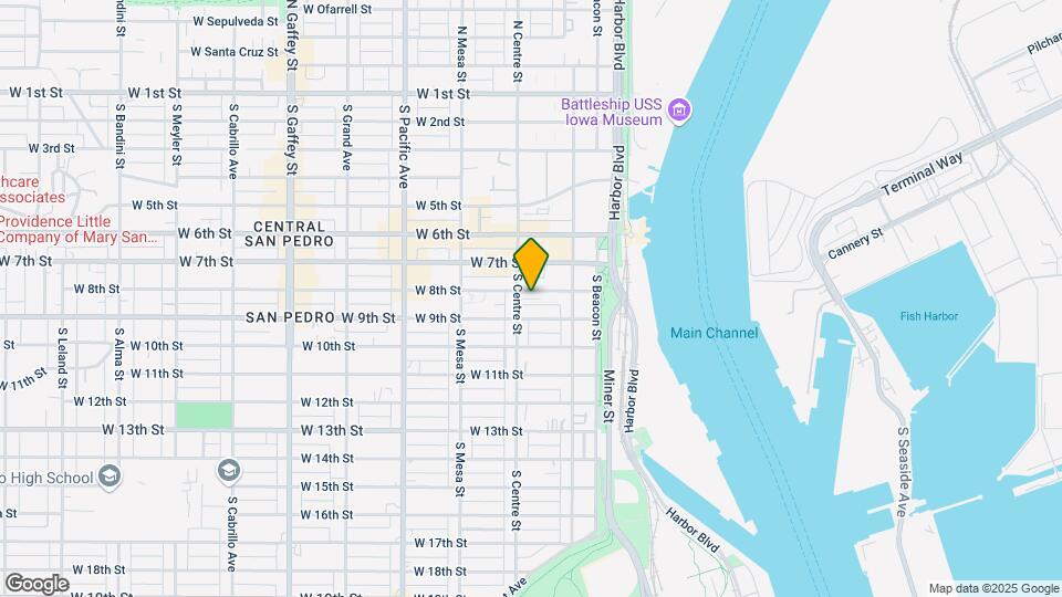 295 W 8th St Map and Location Details