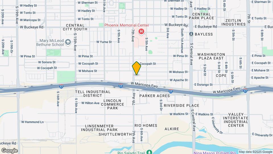 614-620 W Apache St Map and Location Details