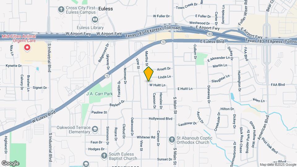 212 W Huitt Ln Map and Location Details