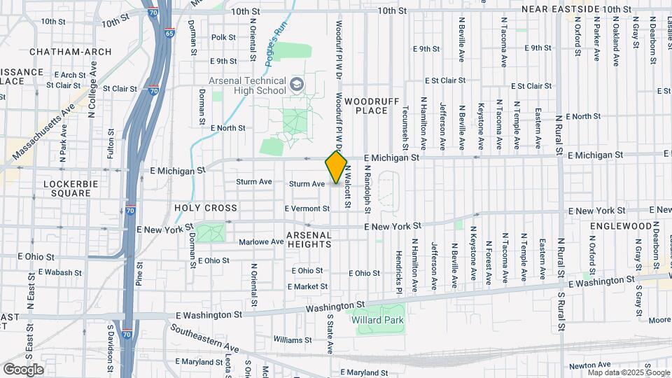 437 N State Ave Map and Location Details