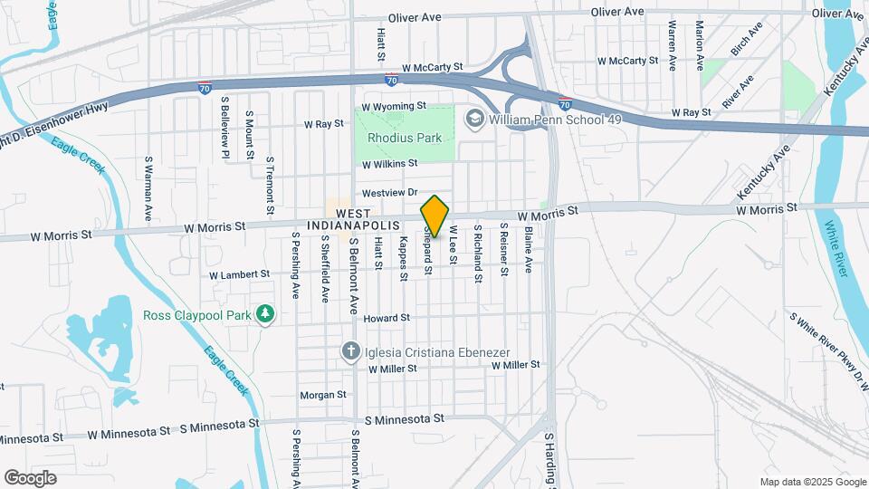 Westside Two Bedroom Map and Location Details