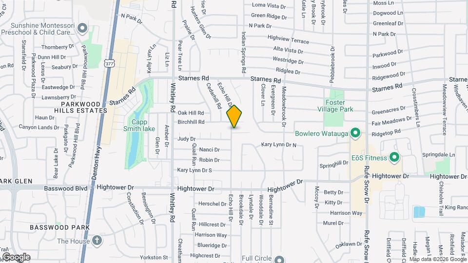 7400 Echo Hill Dr Map and Location Details