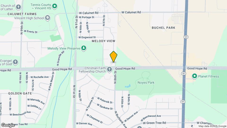 7225-7478 N 86th St Map and Location Details