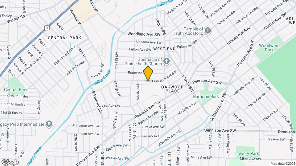 1853 Princeton Ave SW Map and Location Details