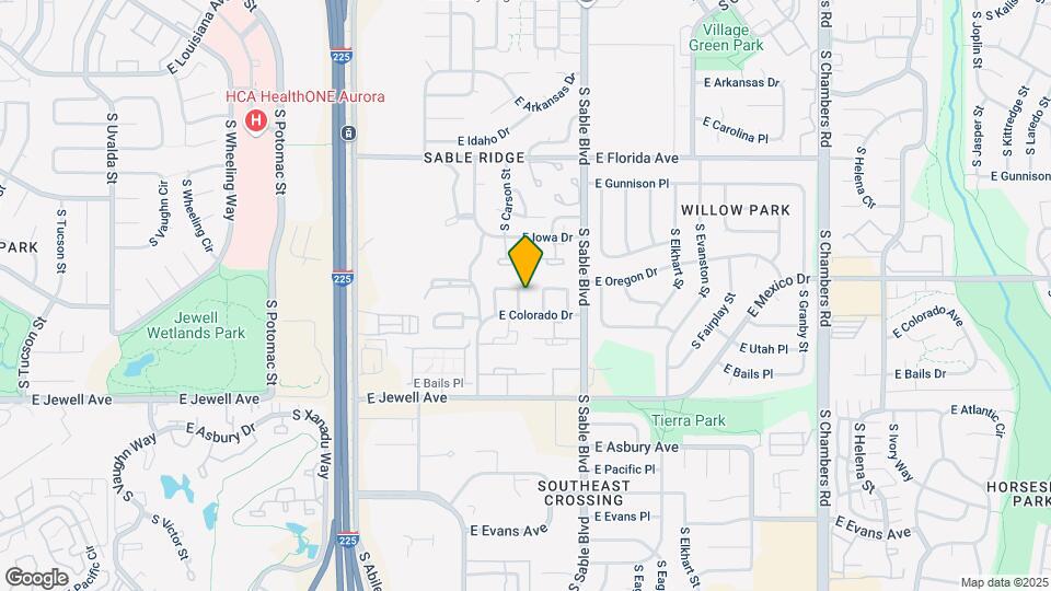 14255 E Montana Cir Map and Location Details