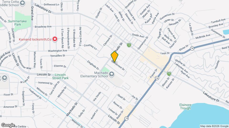 660 Woodcrest Dr Map and Location Details