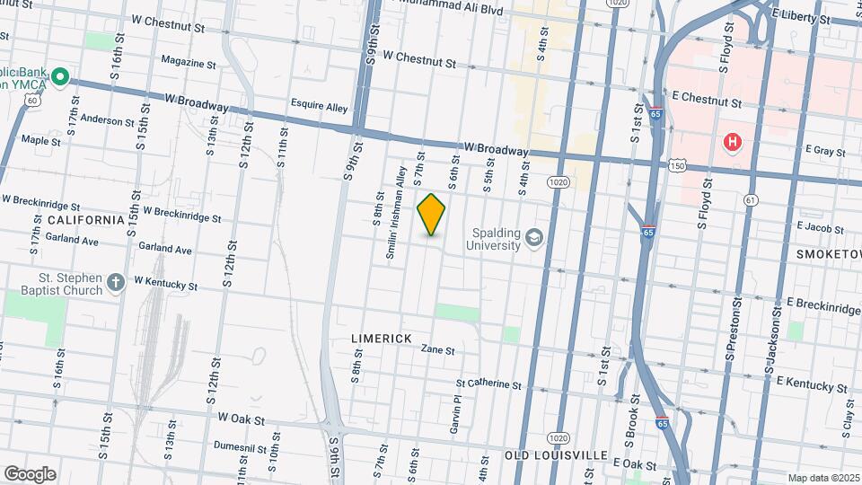 611 W Breckinridge St Mapa y Detalles de la Ubicación