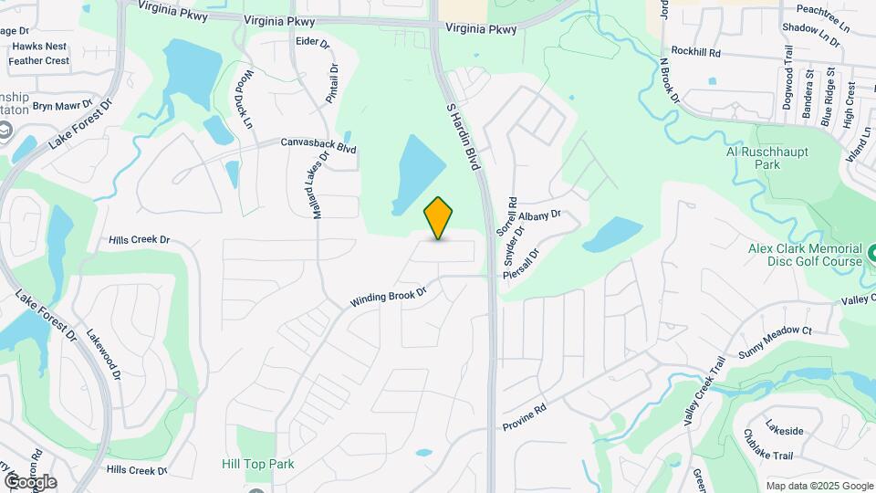 3409 Cedar Bluff Dr Map and Location Details