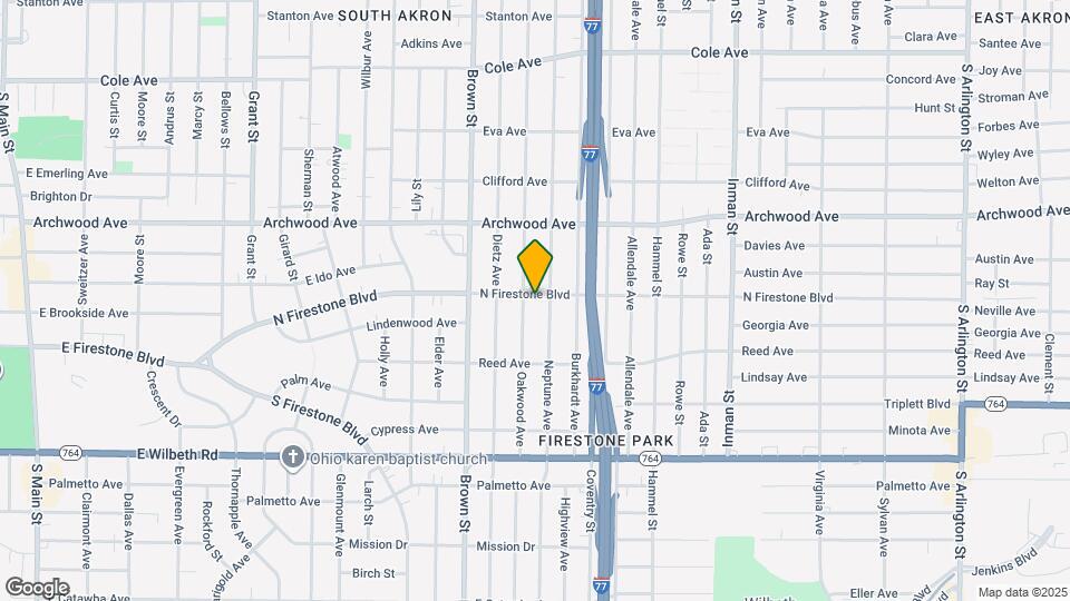 532 N Firestone Blvd Map and Location Details