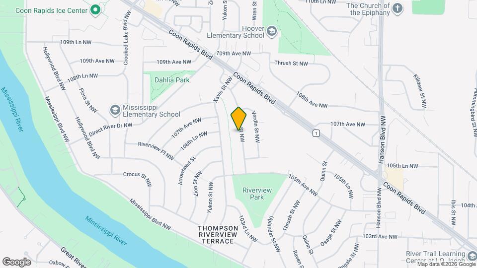 10648 Wren St NW Map and Location Details