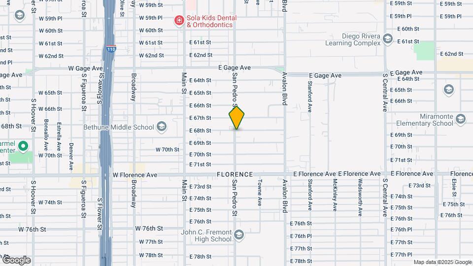 300 E 68th St Map and Location Details