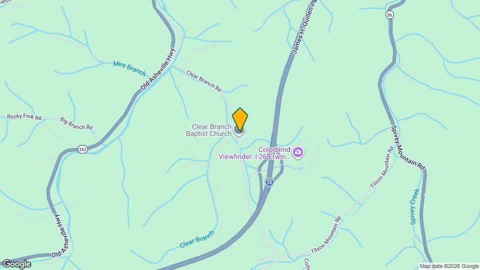 597 Clear Branch Rd Map and Location Details