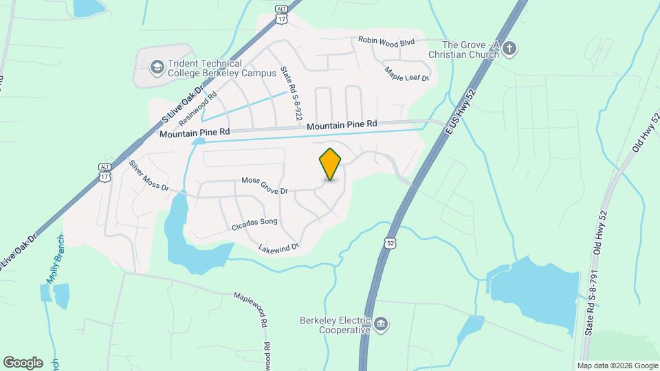 1085 Moss Grove Dr Map and Location Details