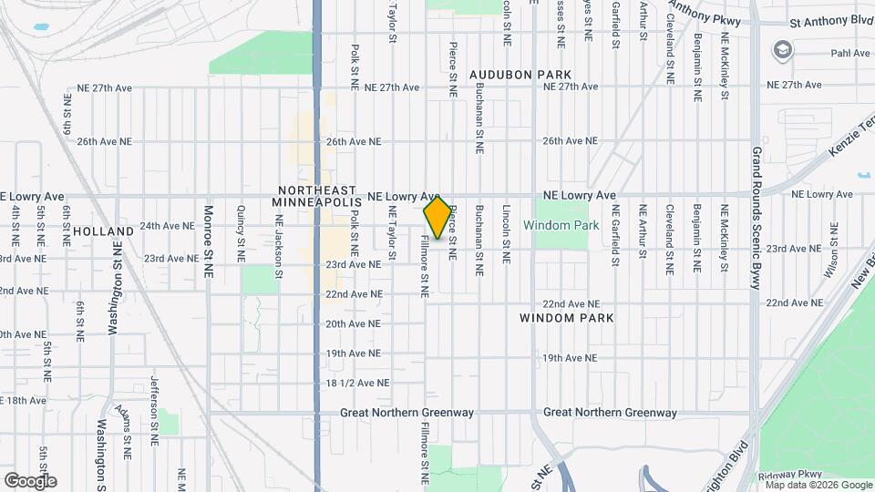 1211 23rd Ave NE Map and Location Details