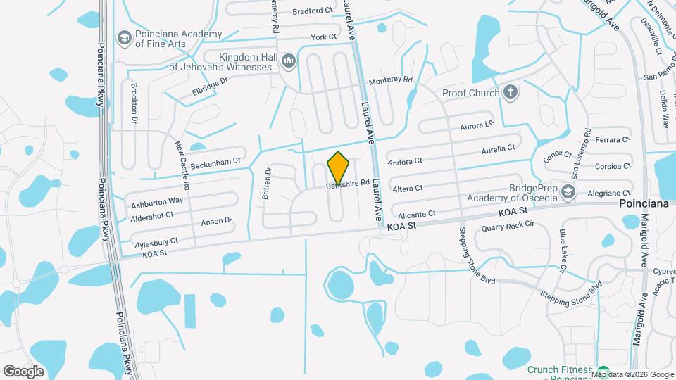 402 Bridgewater Ct Map and Location Details