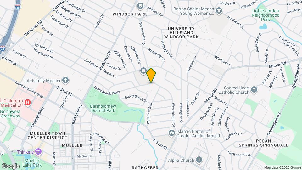 2015 Greenbrook Pkwy Map and Location Details