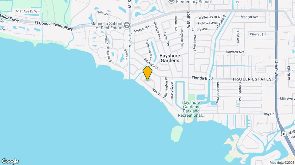 3115 Bay Dr Map and Location Details