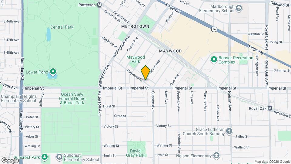 4394 Maywood St Map and Location Details