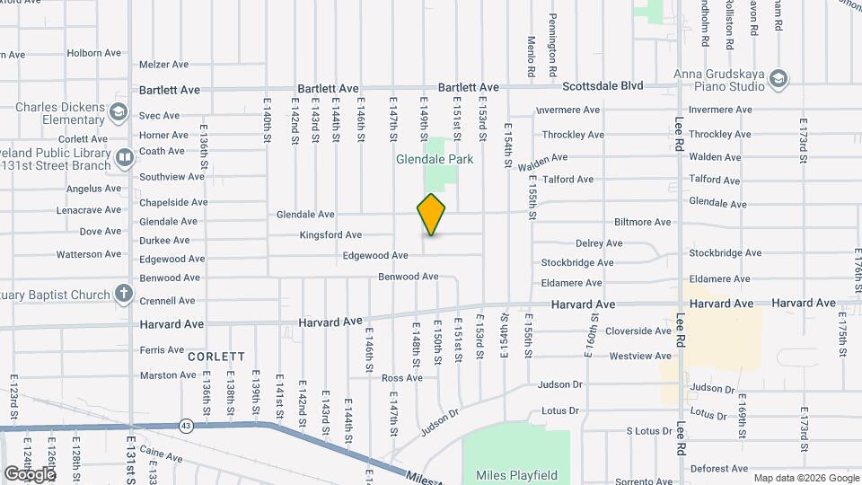 14910 Kingsford Ave Map and Location Details