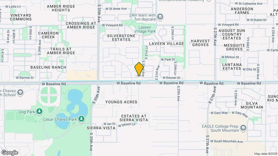 3213 W Donner Dr Map and Location Details