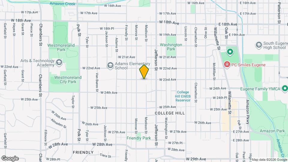 740 W 23rd Ave Map and Location Details