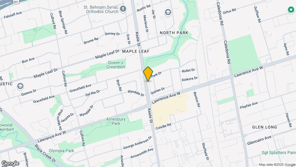 2423 Keele St Map and Location Details