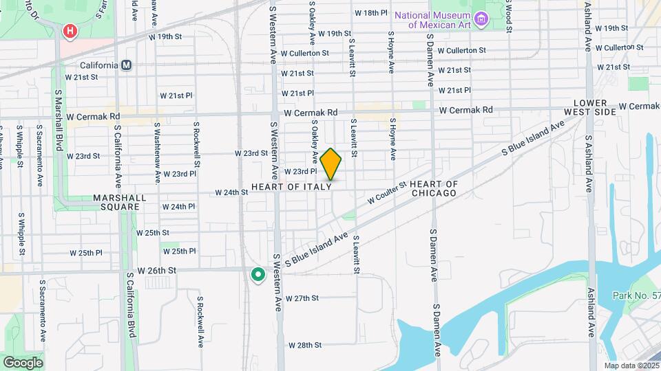 2238 W 24th St Map and Location Details