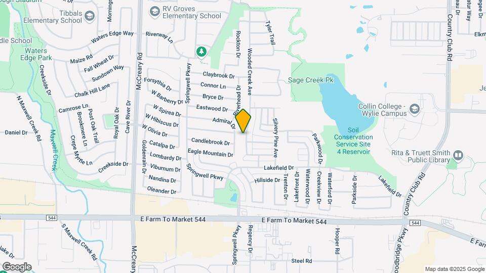 205 Wooded Creek Ave Map and Location Details