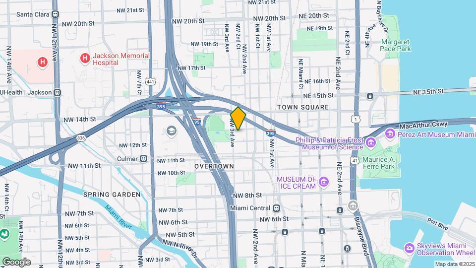 250 NW 13th St Map and Location Details
