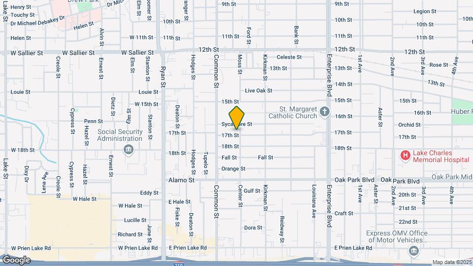 621 17th St Map and Location Details