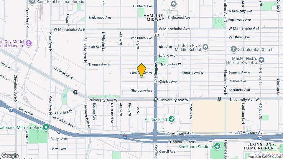 1631 Charles Ave Mapa y Detalles de la Ubicación