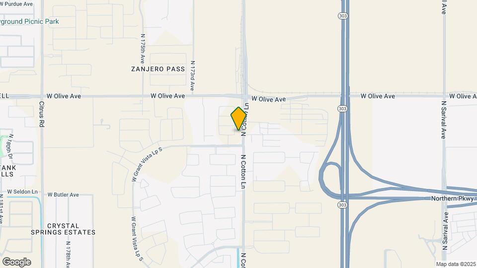 8827 N 171st Dr Mapa y Detalles de la Ubicación