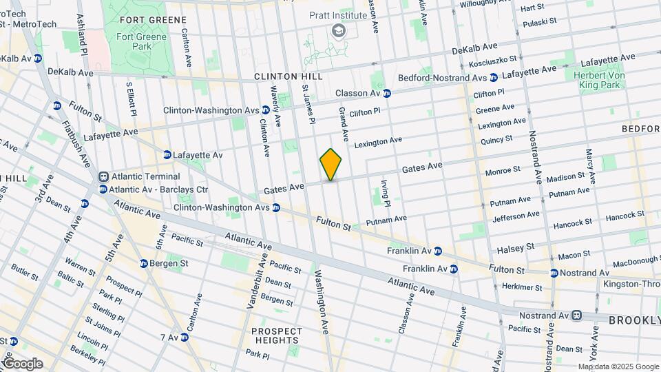 108 Gates Ave Mapa y Detalles de la Ubicación