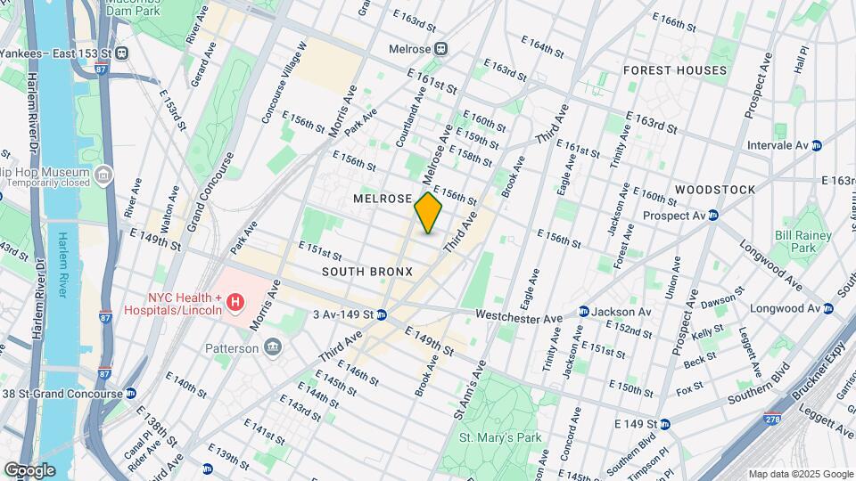 425 E 153rd St Map and Location Details