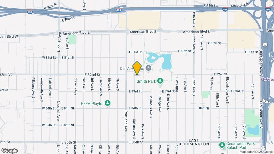 8215 Oakland Ave S Map and Location Details