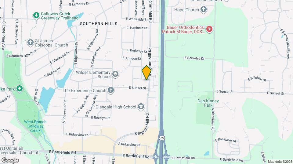 2545 S Ingram Mill Rd Map and Location Details