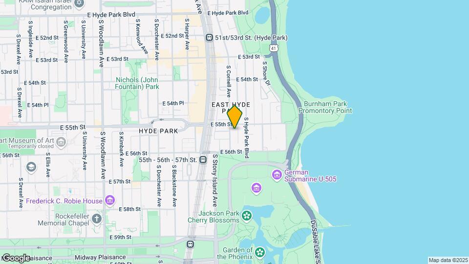 5515 S Cornell Ave Map and Location Details