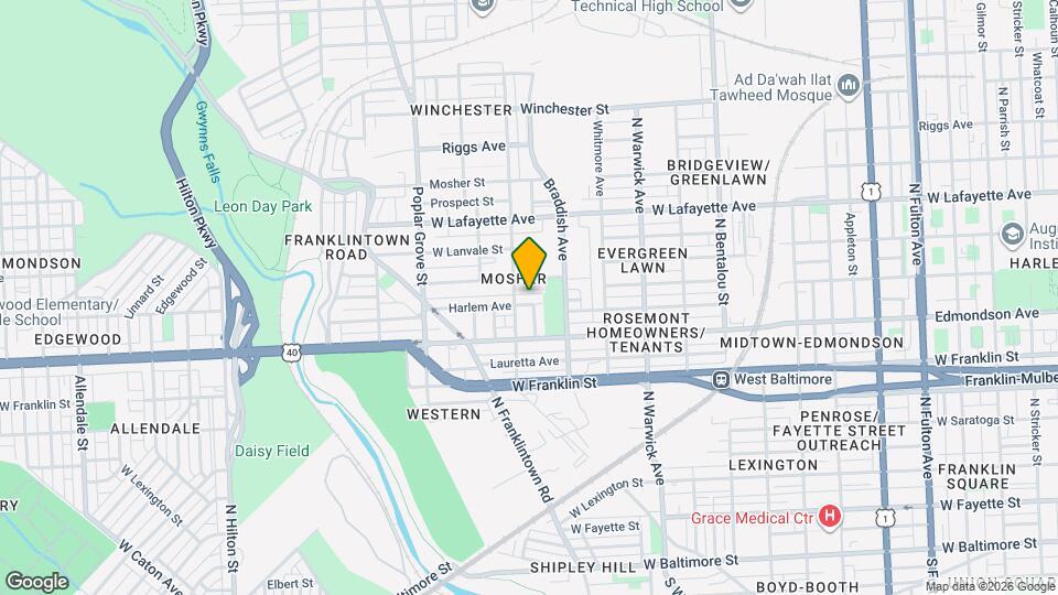 2644 Harlem Ave Map and Location Details