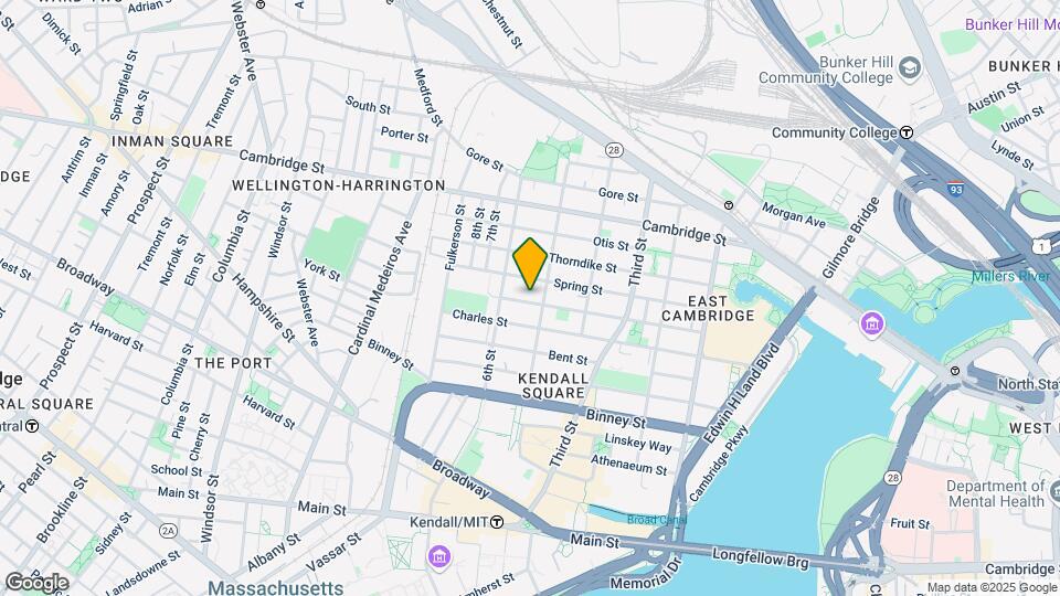 307-321 Hurley St Mapa y Detalles de la Ubicación