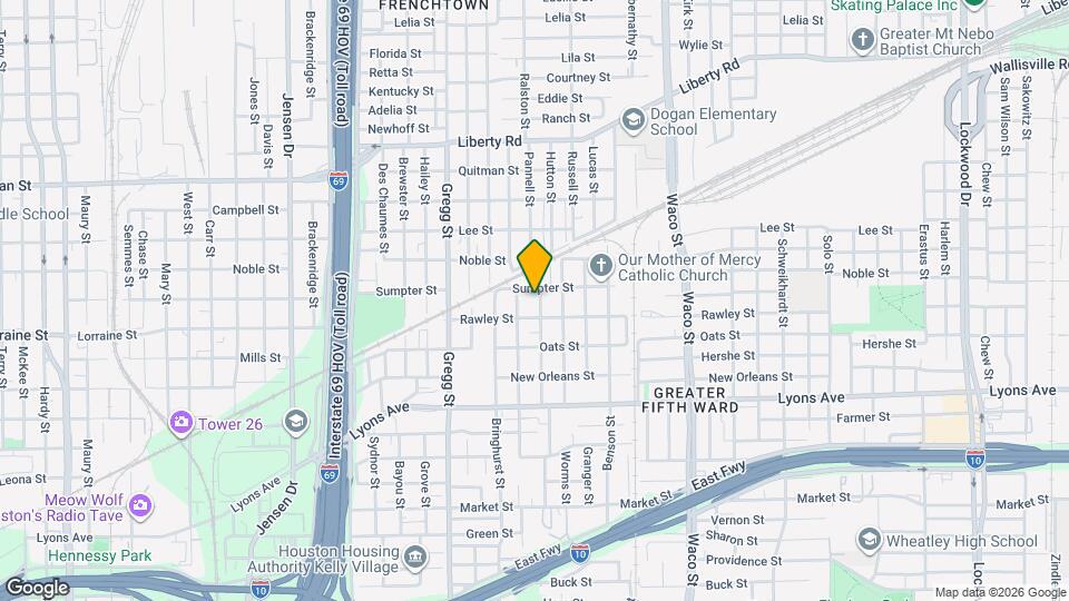 1915 Pannell St Map and Location Details