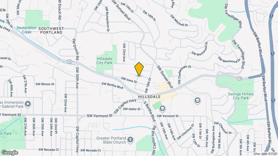 6008 SW 21st Ave Map and Location Details