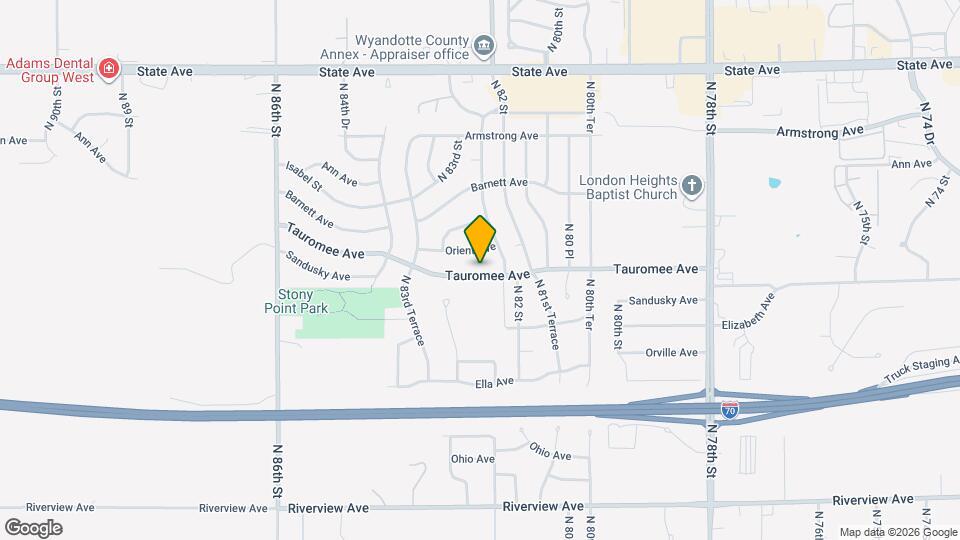 8248 Tauromee Ave Map and Location Details