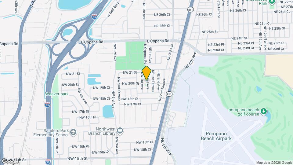 2001 NE 1st Ave Map and Location Details