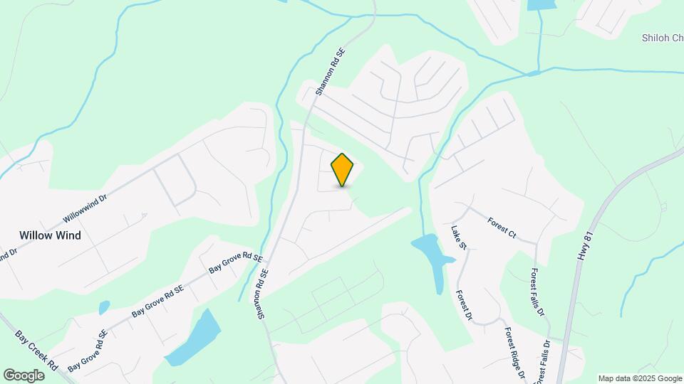 830 Creek Cove Way Mapa y Detalles de la Ubicación