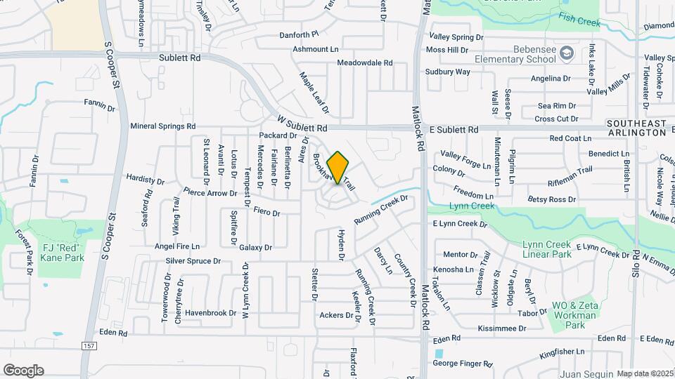 6404 Valleybrooke Ct Map and Location Details