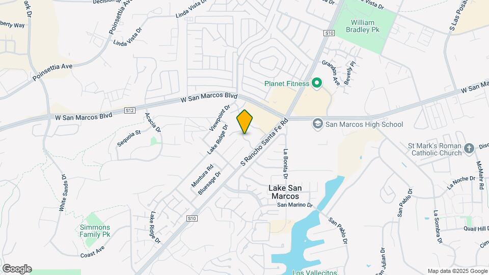 870 S Rancho Santa Fe Rd Map and Location Details