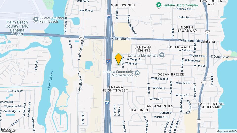 1415 W Broward St Map and Location Details